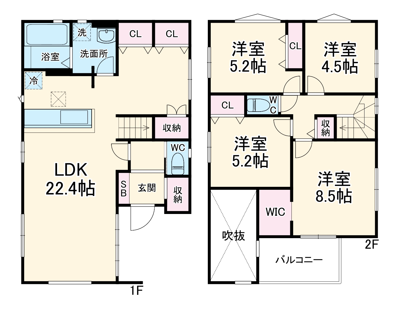 Kolet船橋三咲#13の間取り