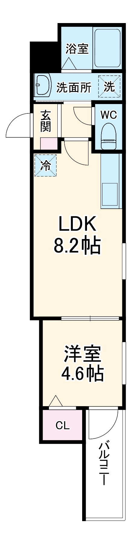 Cherim名城公園の間取り
