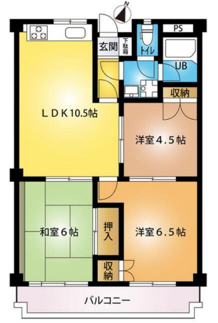 レガパレス椿峰の間取り
