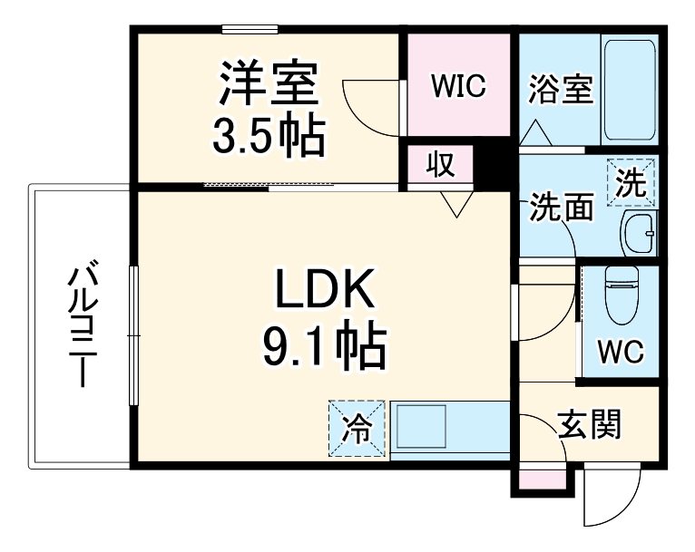 ジーメゾン清須アルカウスの間取り