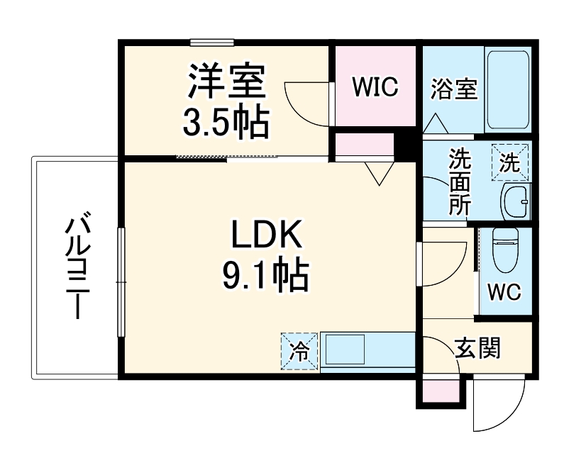 ジーメゾン清須アルカウスの間取り