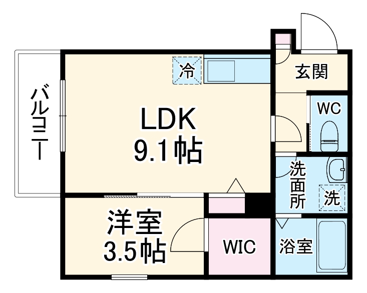 ジーメゾン清須アルカウスの間取り