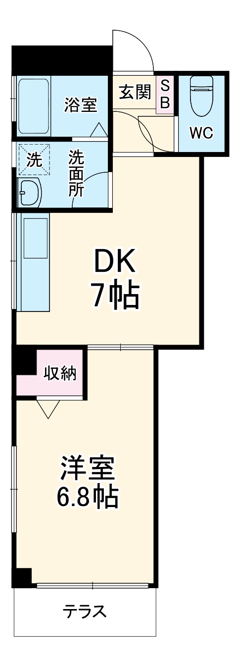 ベルエキップの間取り