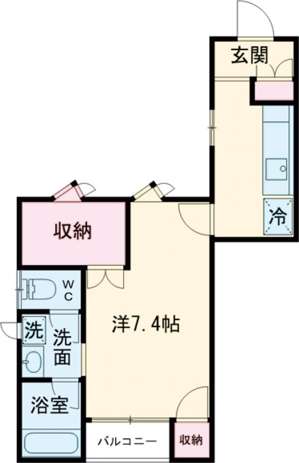 本町山岸ハイツの間取り