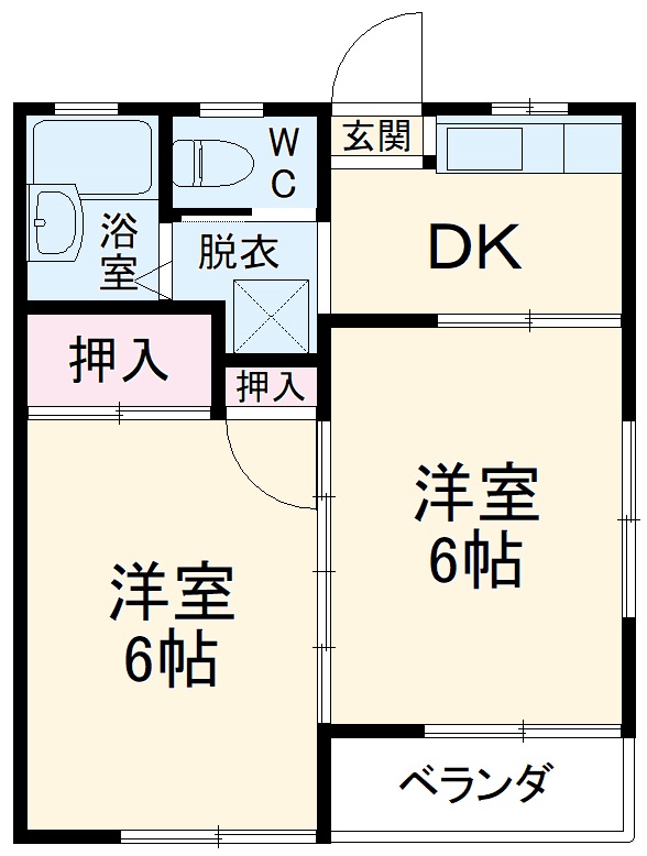 グリーンハイムの間取り