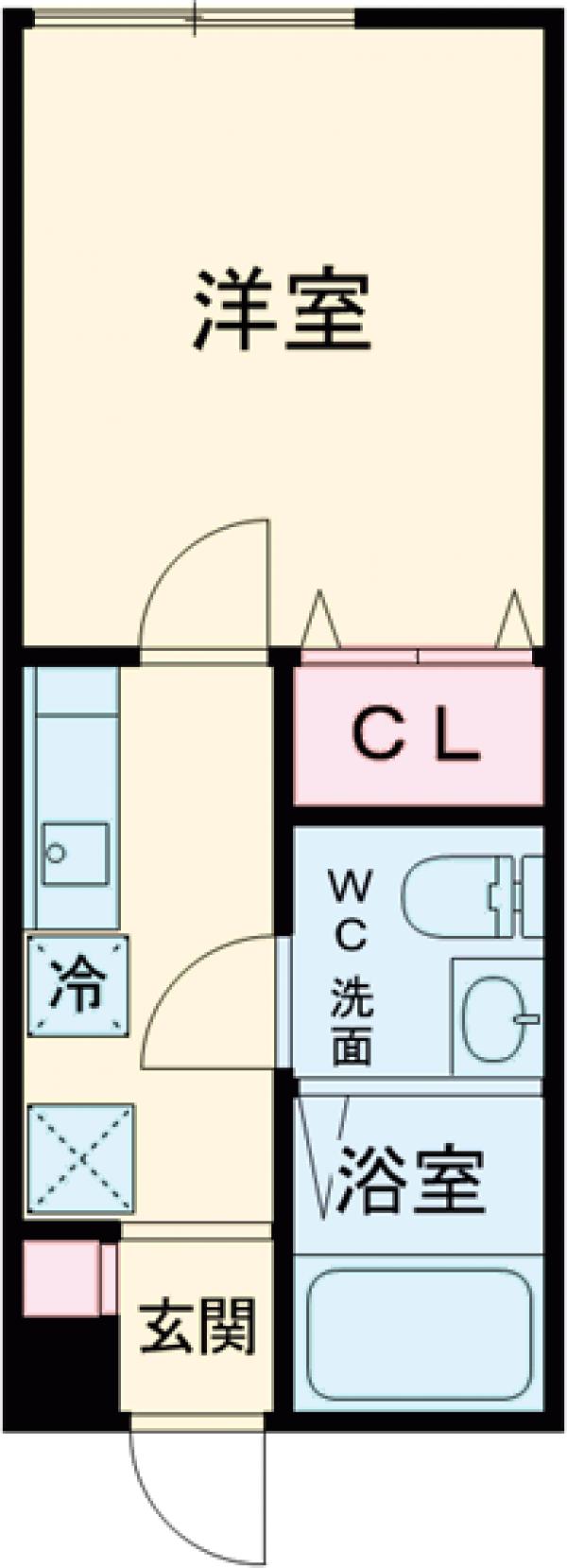 CFジオーレ堀切・202号室の間取り