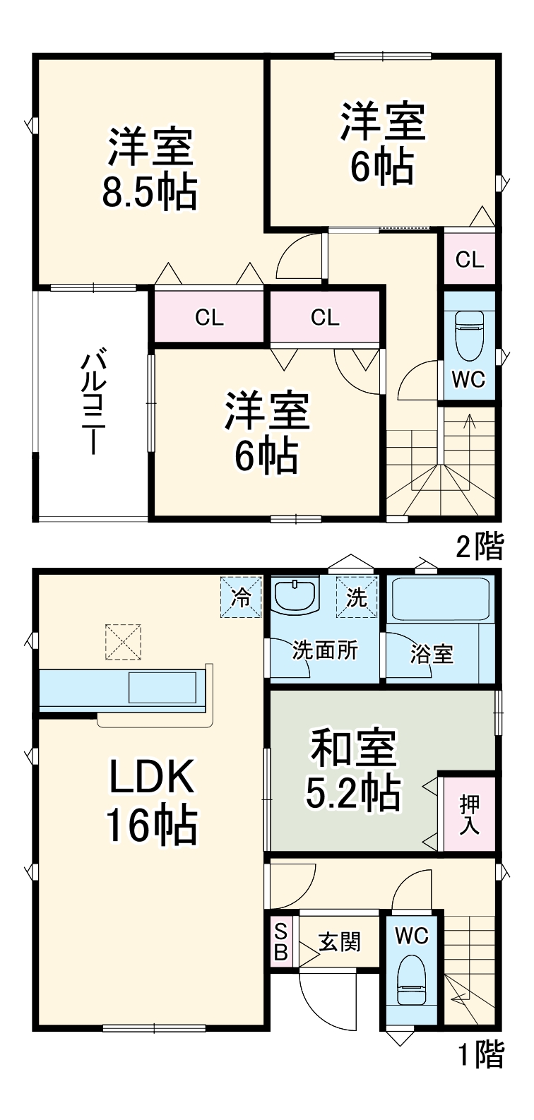 Kolet千葉川戸町 #02の間取り