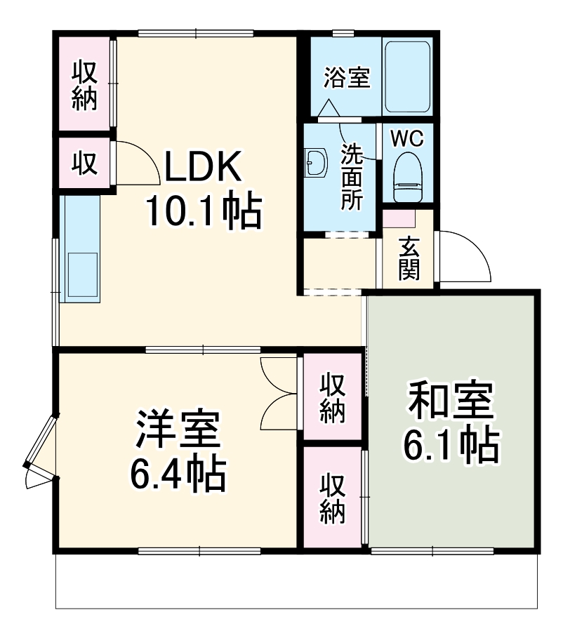 ハイツ吉田の間取り