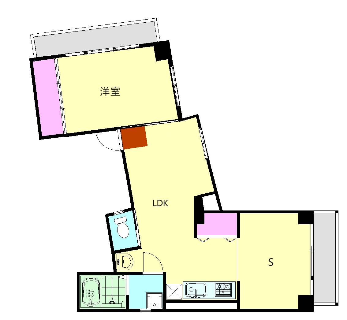 岩本ビルの間取り