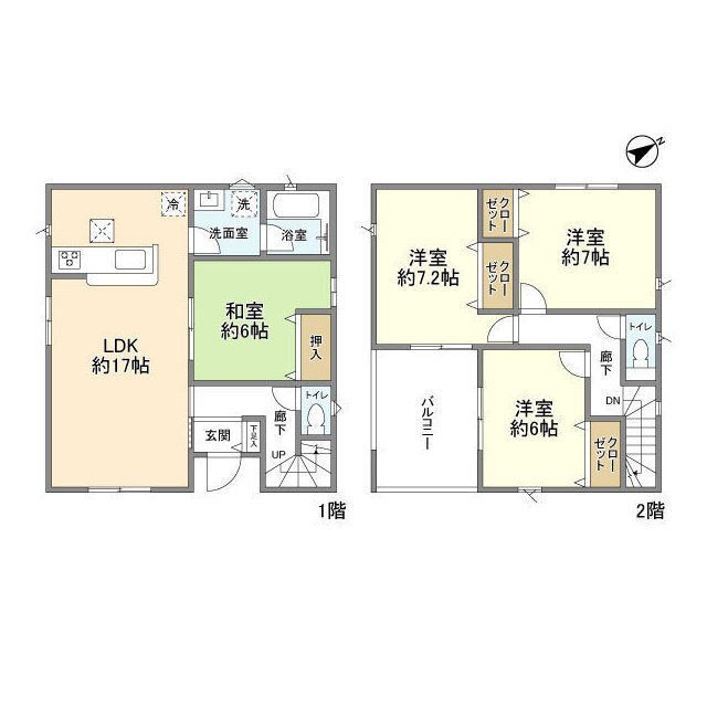 Kolet千葉川戸町 #04の間取り