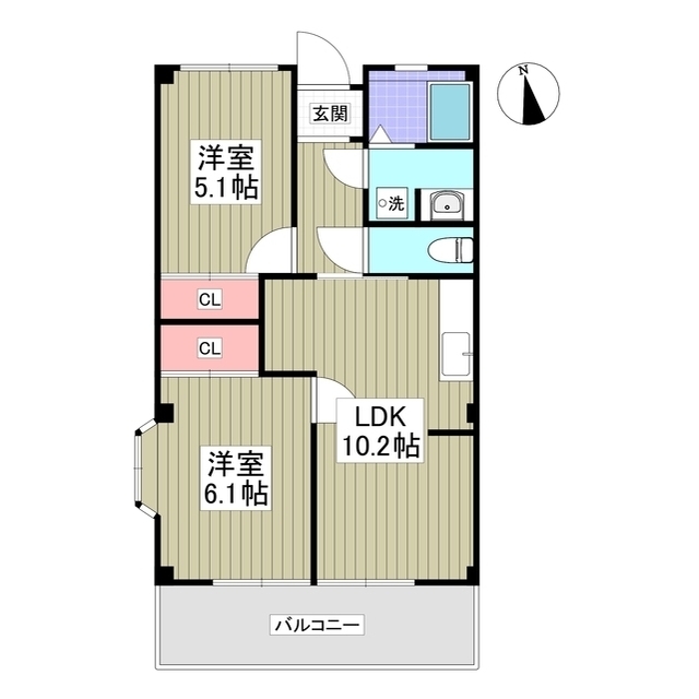 5thマンションの間取り