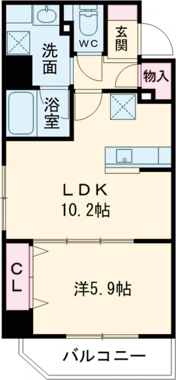GRAN　PASEO押上Ⅱ・201号室の間取り