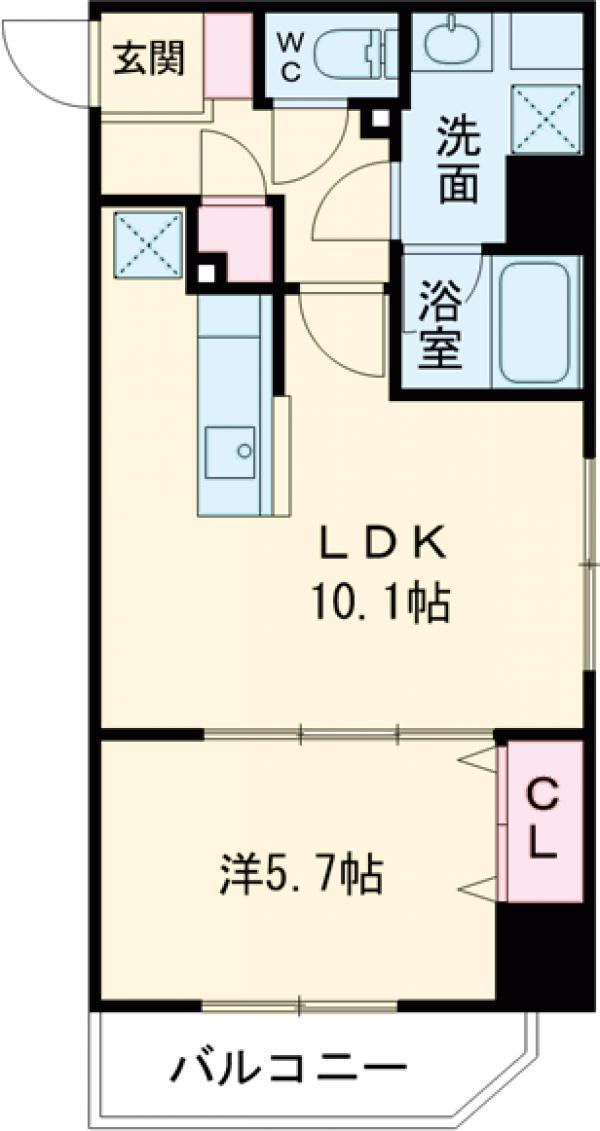 GRAN　PASEO押上Ⅱ・205号室の間取り