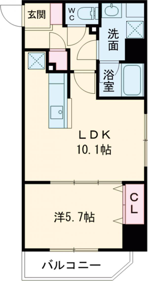 GRAN　PASEO押上Ⅱ・305号室の間取り