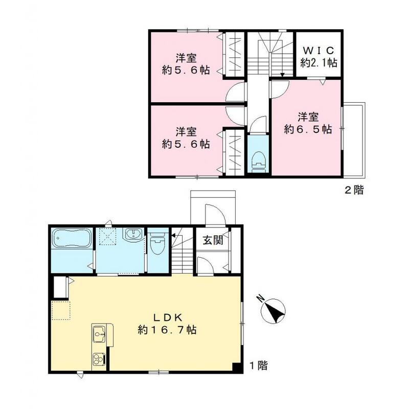 ヴィラ ウィスタリアB棟の間取り