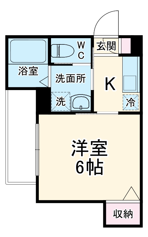 ブルージュ志木・101号室の間取り