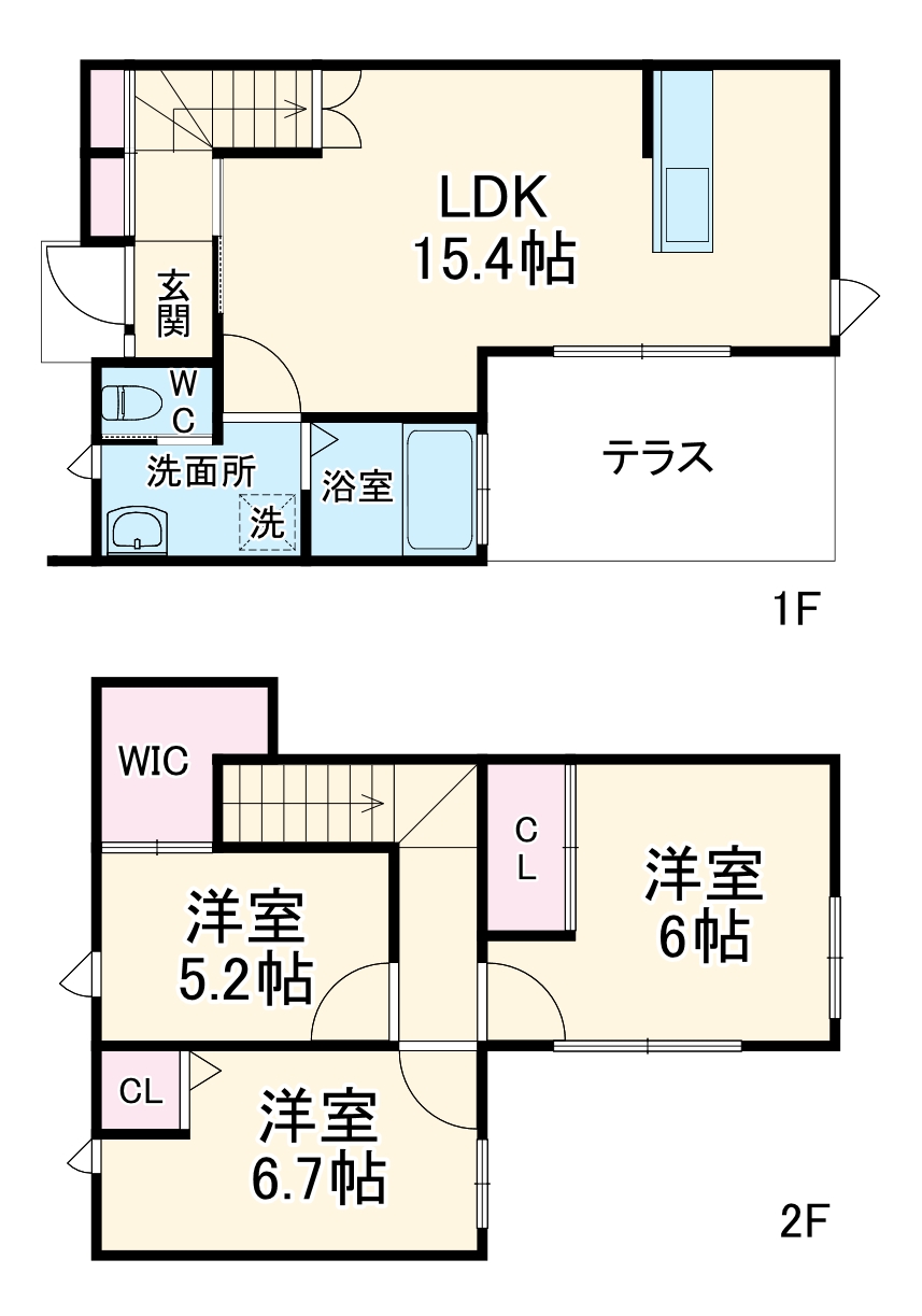 キャレノワール和合の間取り