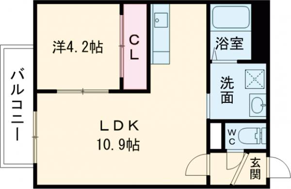 GARDENIA茨木の間取り