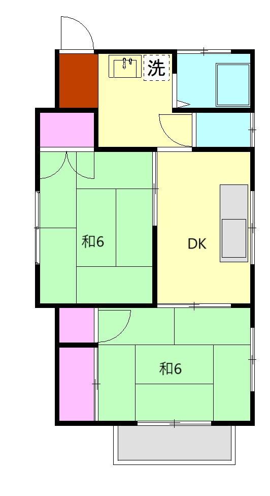 さつき荘の間取り