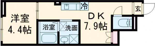 TheSiesta成城学園Gresiareの間取り