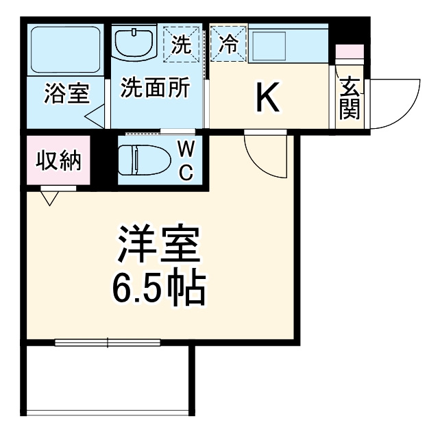 robot home かしわ台・101号室の間取り