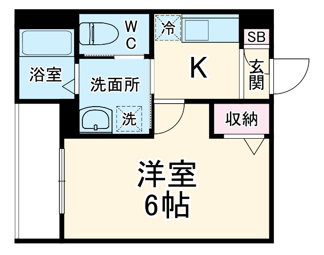 robot home かしわ台・102号室の間取り