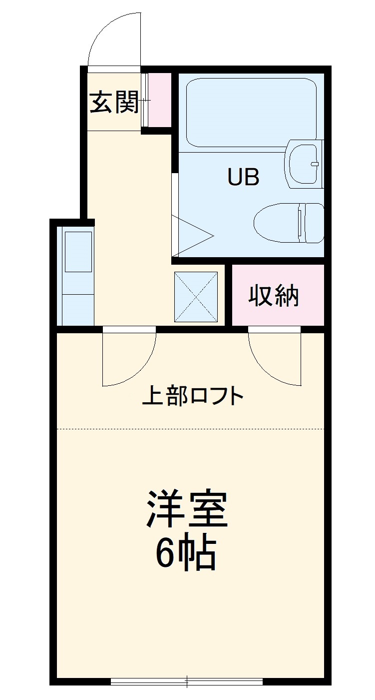 アスクハウス・203号室の間取り