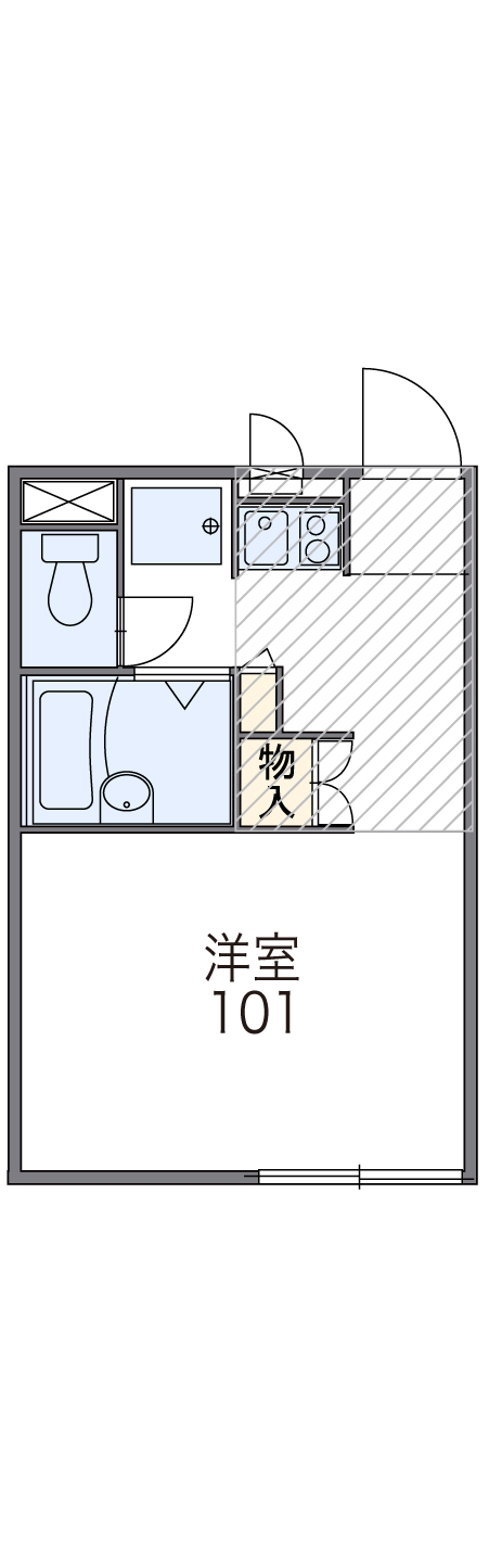 レオパレス向台の間取り