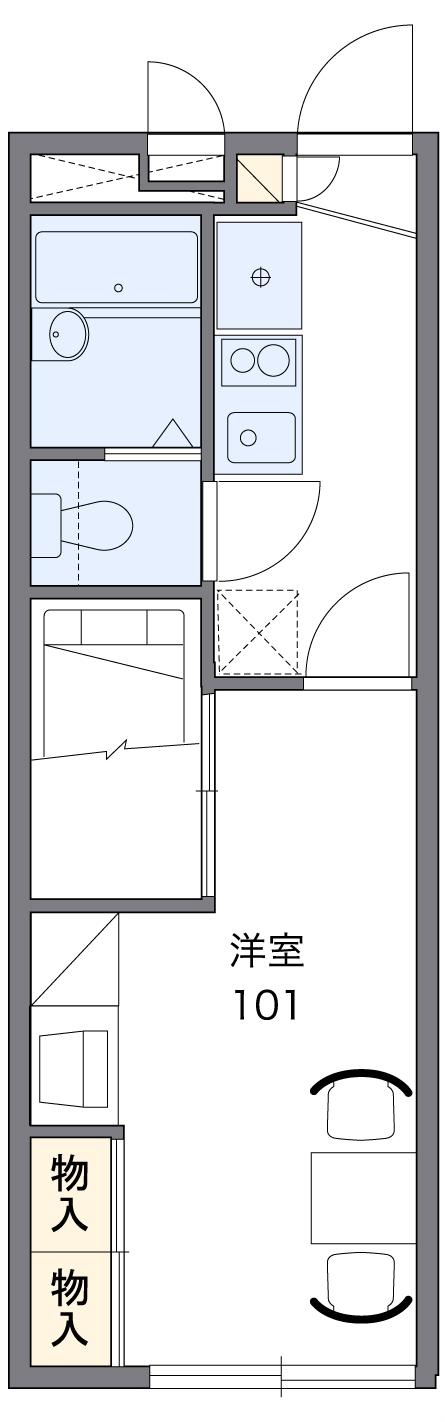 レオパレスSUNの間取り