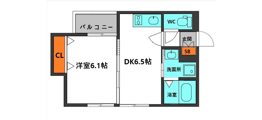 S Apt.門真元町の間取り