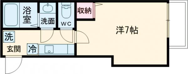 フラッティ千本鞍馬口の間取り