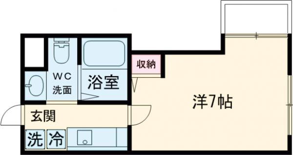 フラッティ千本鞍馬口の間取り