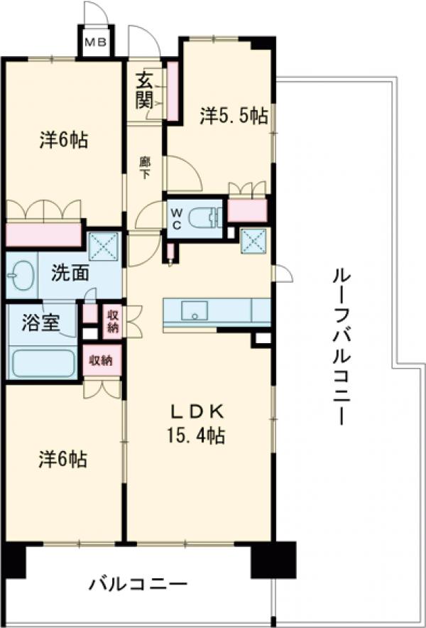 プレサンスロジェ荻窪桃井・808号室の間取り