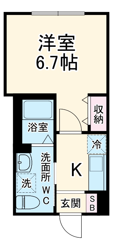 浜風と憩いのラテの間取り