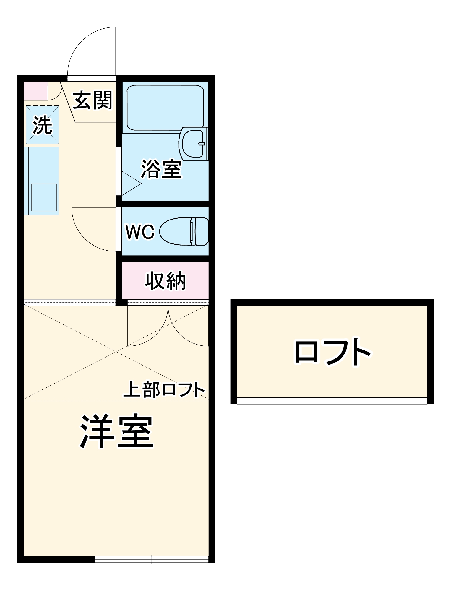 ハイツmikaの間取り