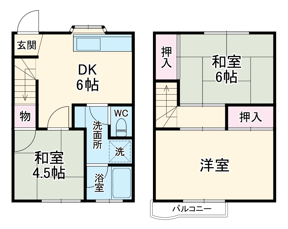 レジデンスS Ⅰの間取り
