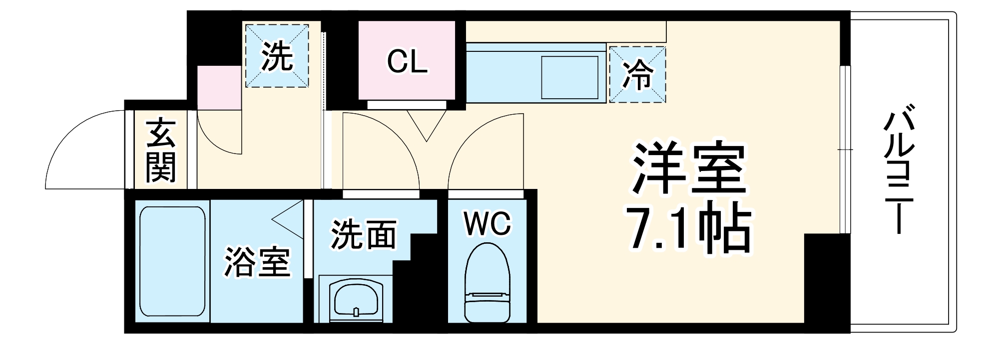 フォルテ ウェストの間取り