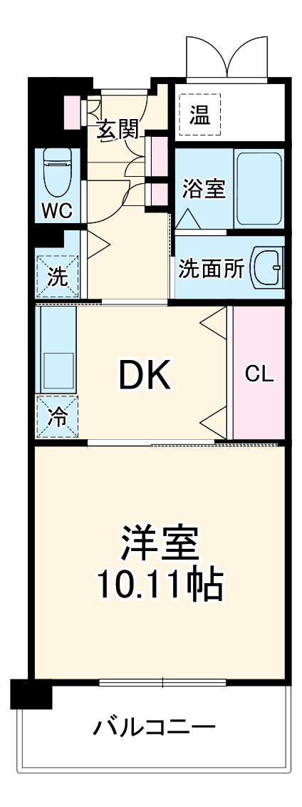 アパートメントハウス姫室の間取り