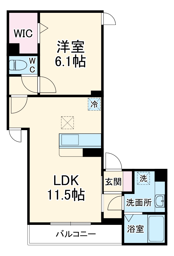 D Paina 中野島の間取り