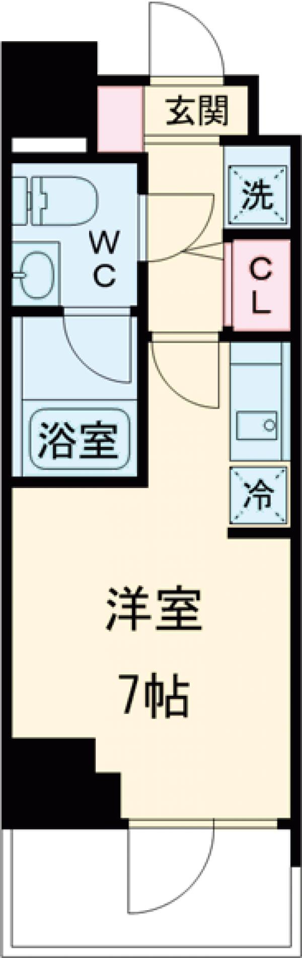 SQUARE CITY KANAMACHIの間取り