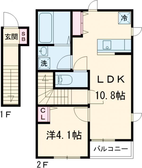 Honey comb Y・Tの間取り