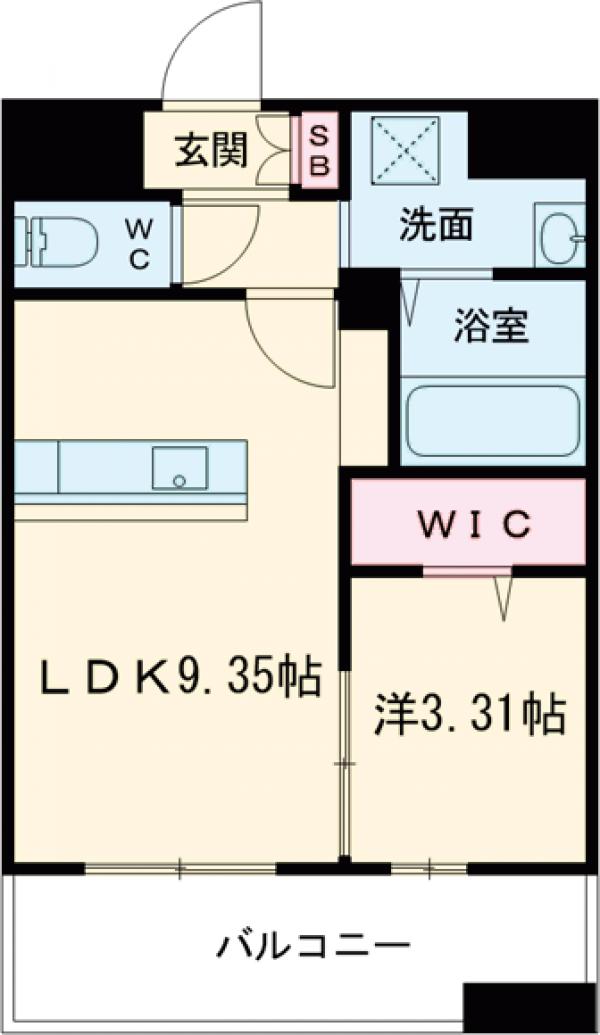 LIBTH松山Ⅲの間取り