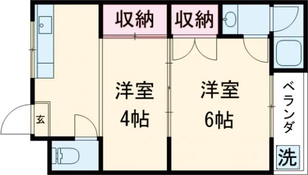 サンコーポヒロタの間取り