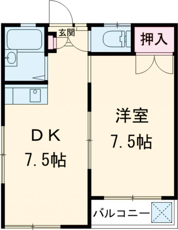 マイルーム多摩の間取り