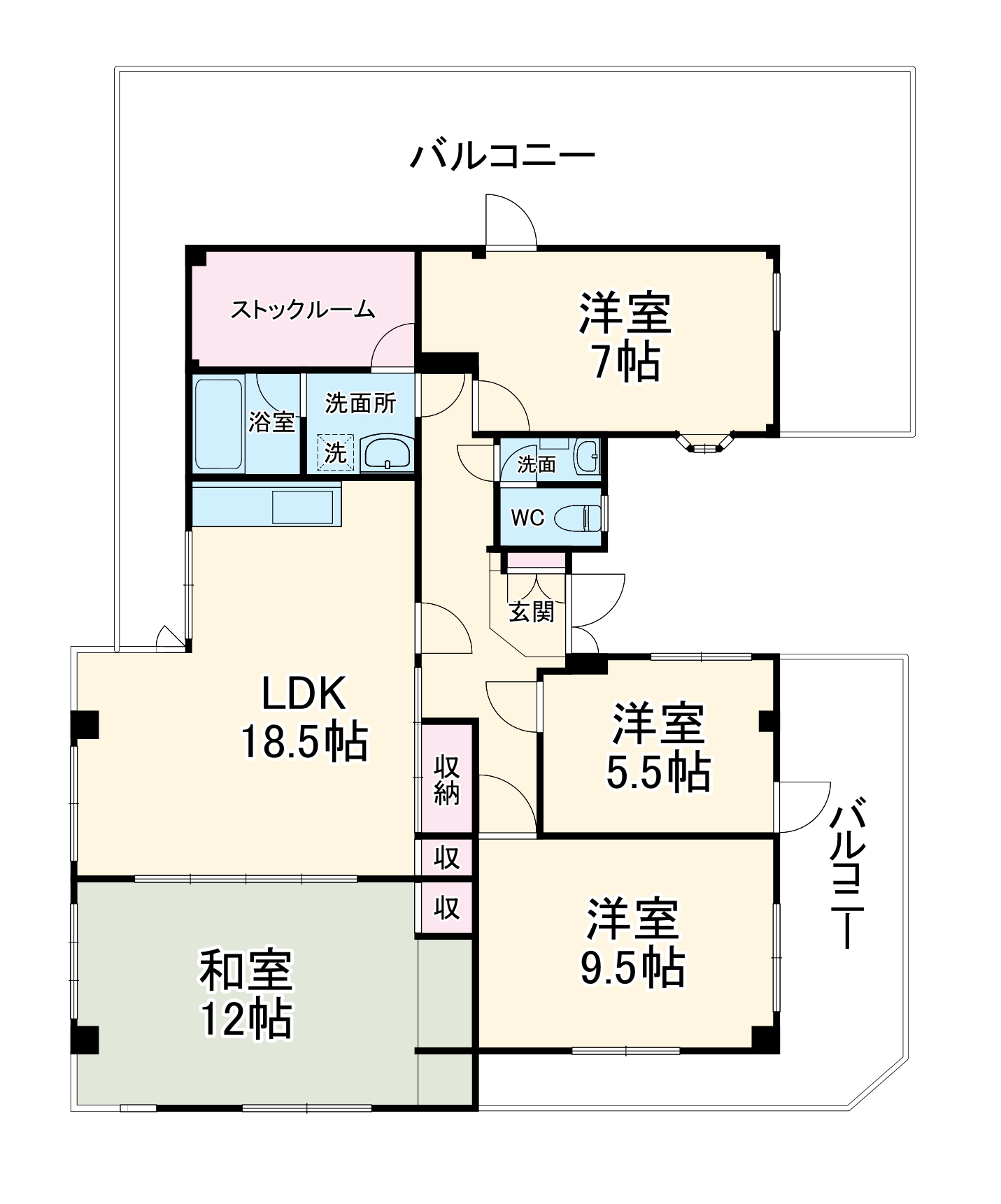 サンライズFMファーストマンションの間取り