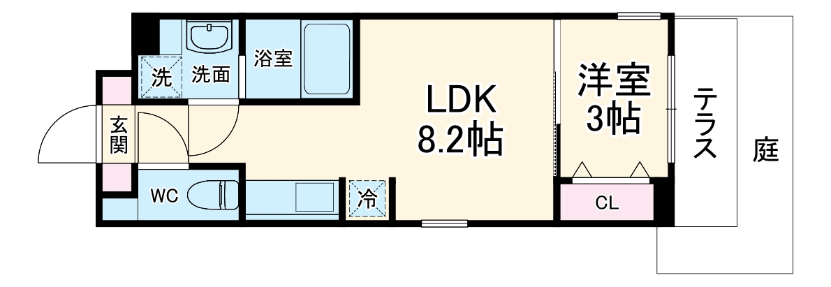 S-MOVE都島EASTの間取り