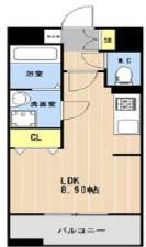 LIBTH松山Ⅲの間取り