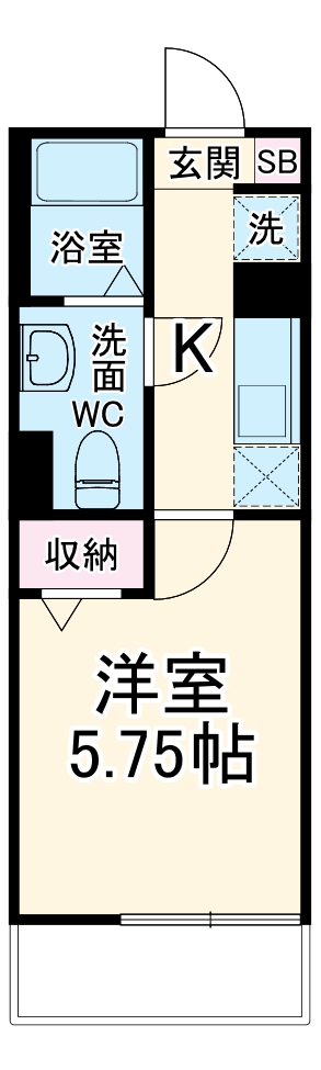 Friendly生田の間取り