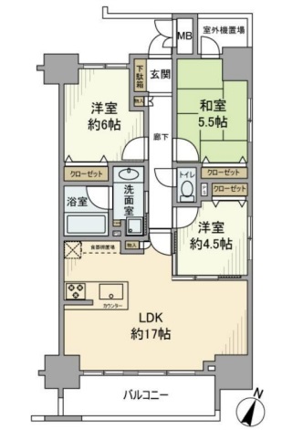 ベレッサ高尾ステーションビューの間取り