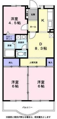 クレセールKの間取り